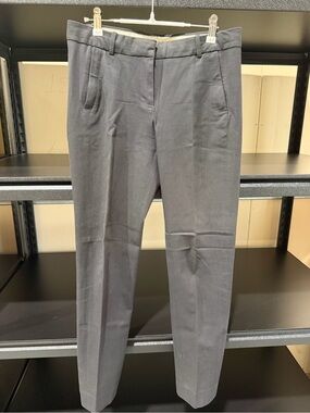 J. Crew Straight Leg Dress Pants in Charcoal